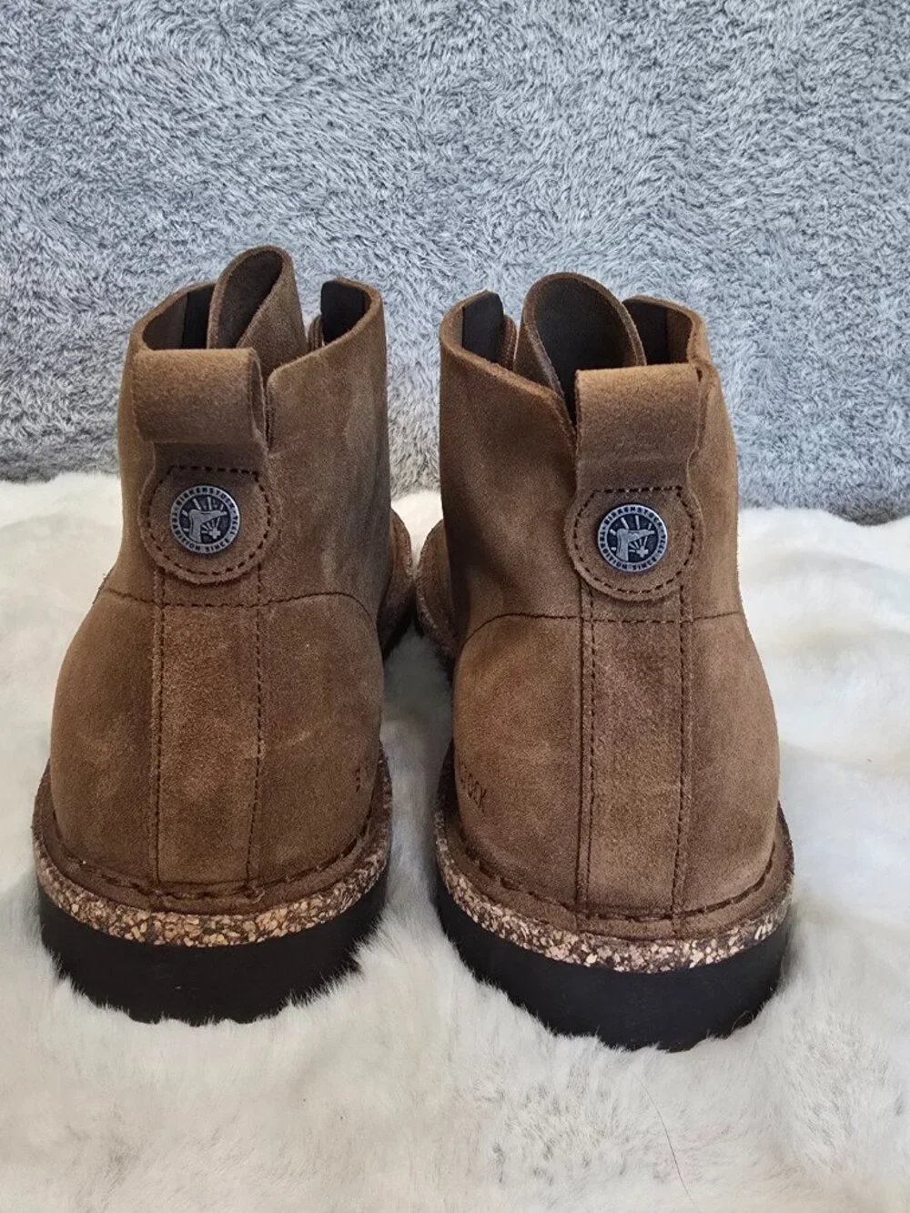 Birkenstock Uppsala Mid Dark Tea Brown Suede Men's Size 43 Regular/Wide or US 10